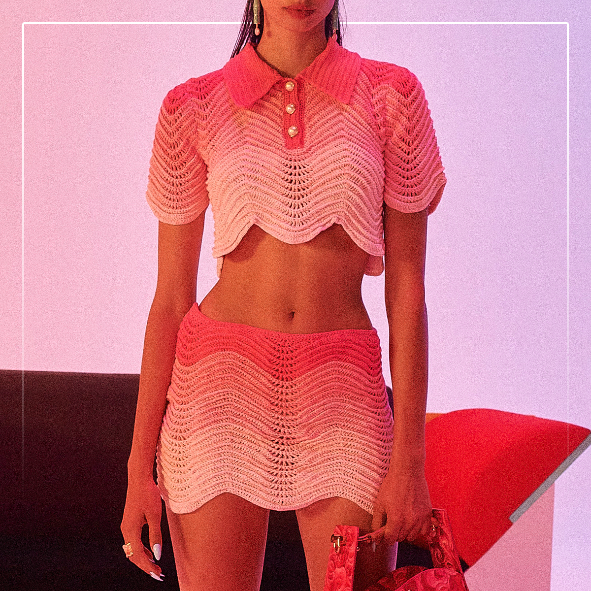 Модель из коллекции бренда Касабланка, весна 2022