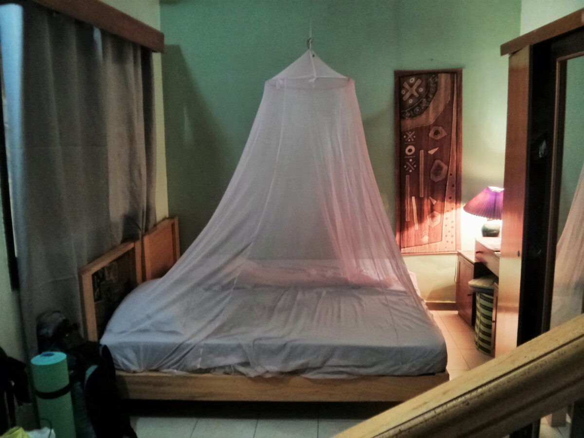 Комната, которую нам приготовила Оксана в своём доме. Мали, Бамако, 25.05.2017