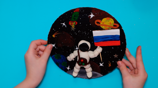 Поделка ко дню космонавтики своими руками в детский сад и школу + мастер класс