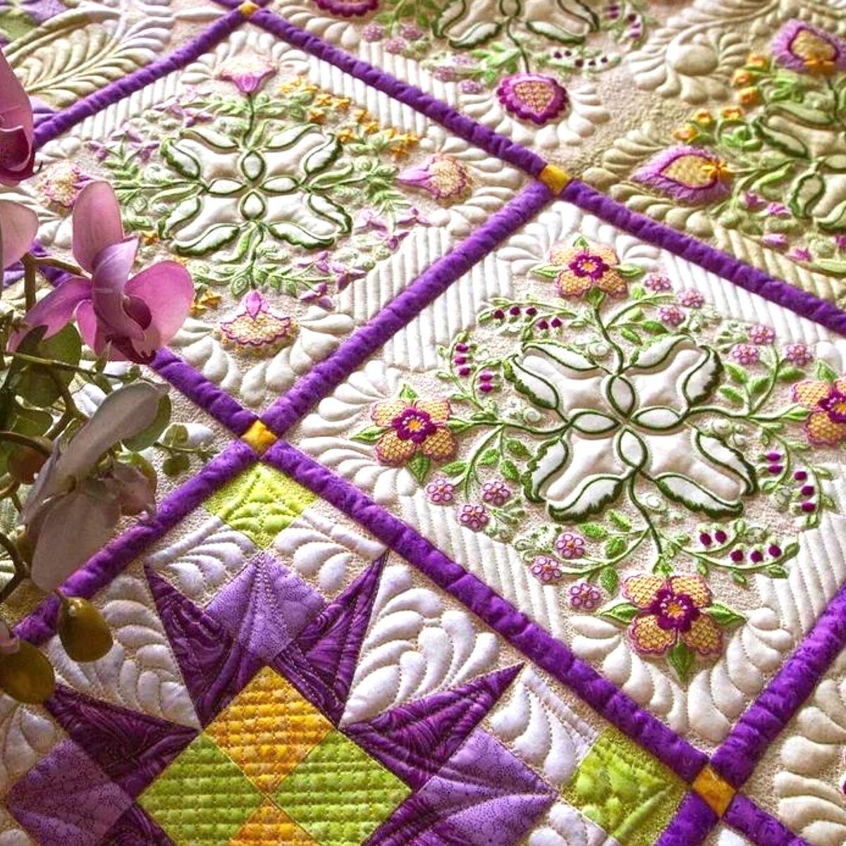 Квилтинг – это древнее искусство соединения слоев тканей. 