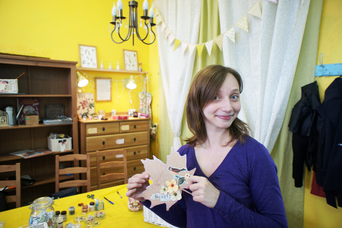 Раньше я часто ездила на встречи рукодельниц, было весело и интересно) 