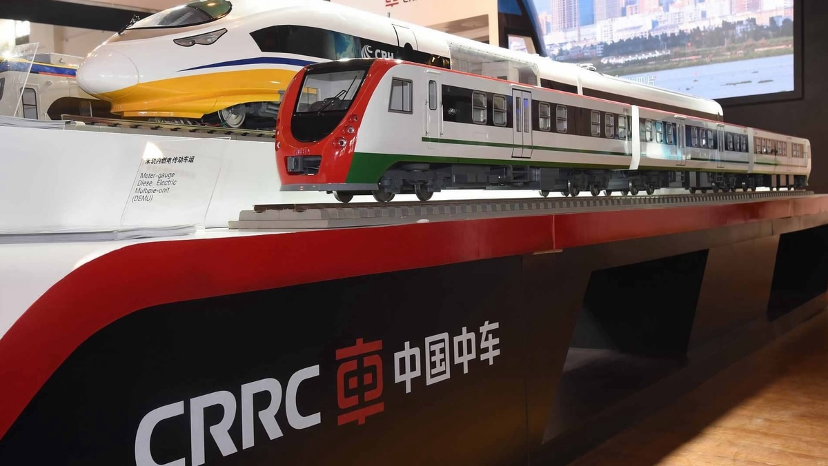 Макеты подвижного состава CRRC. Источник: cgtn.com