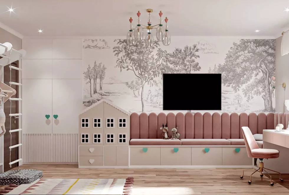 Мягкая зона отдыха и система хранения