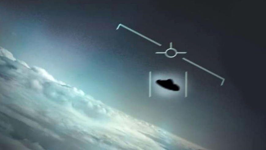 Кадр видео из кабины пилота (из открытого доступа, Navy's UFO Videos Officially Released by the Pentagon)