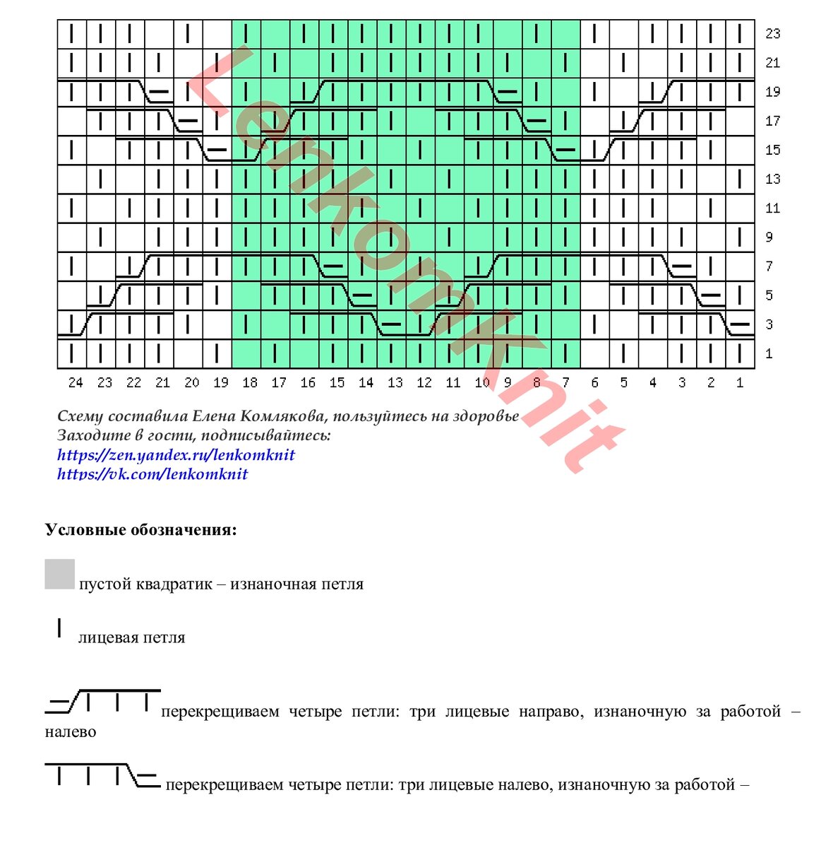 Узор на рукавах