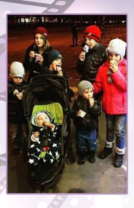 Дети Ирины Леоновой и Евгения Цыганова.