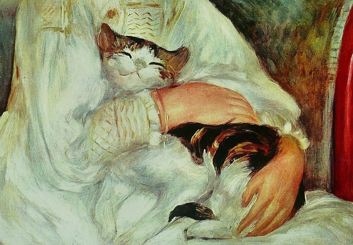 Пьер Огюст Ренуар кот