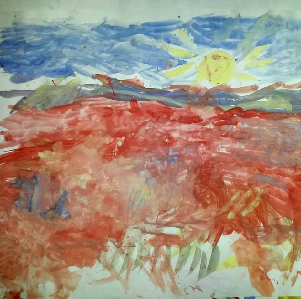 рисунок моего сына, 2 года