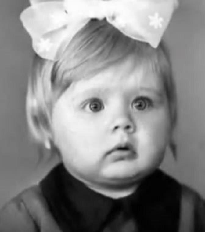 Певица Натали в детстве, 1974