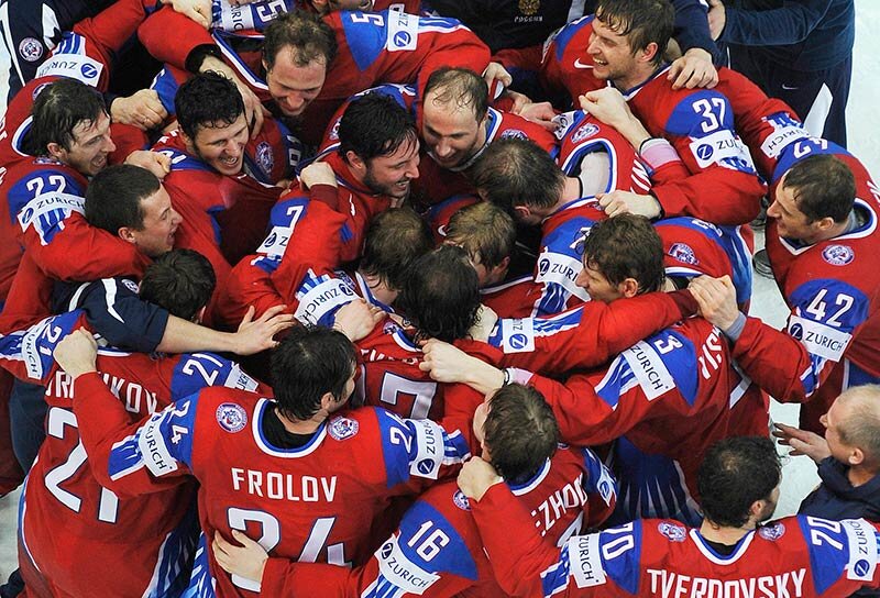 Сборная России по хоккею разгромила Чемпионов Мира со счетом 4:1