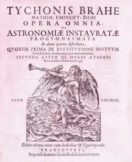 Тихо Браге. Все труды. Титульный лист (Франкфурт, 1648 г.)