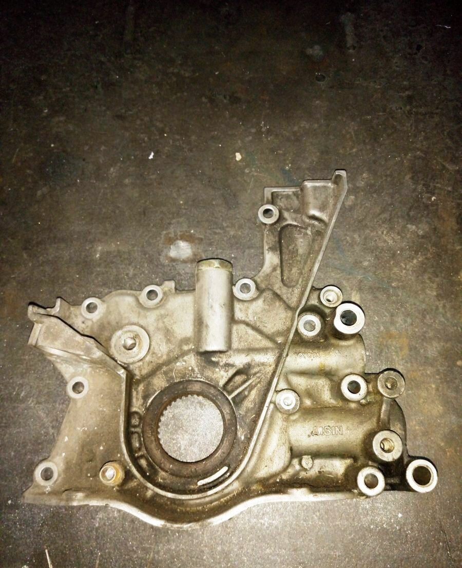 2jz ge как снять масляный насос