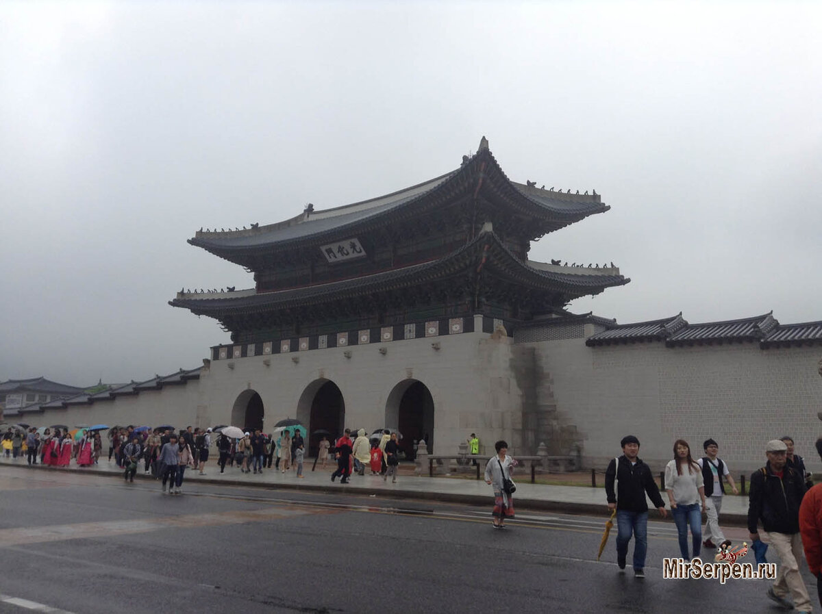 Королевский дворец Gyeongbokgung, Сеул, Южная Корея