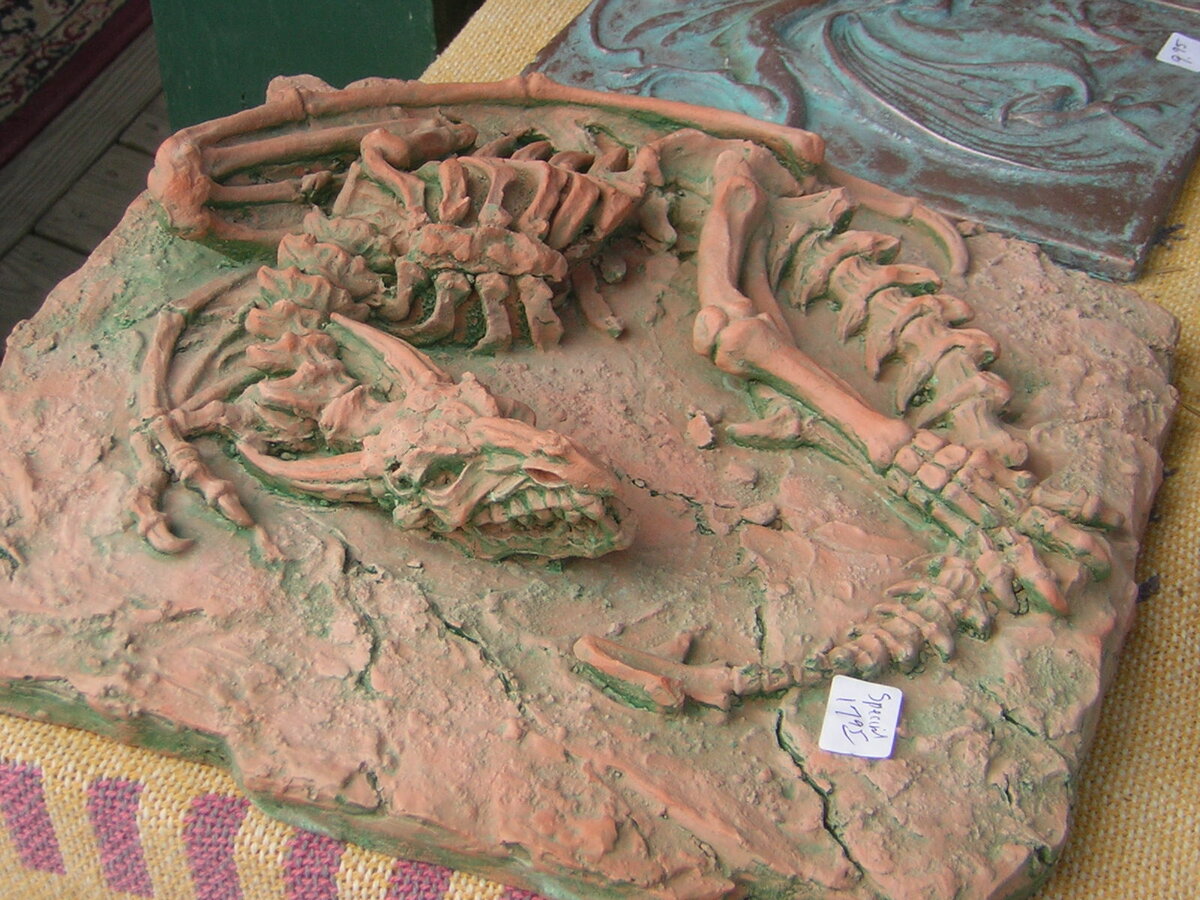 Скелет дракона