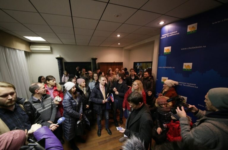 Штурм мэрии самого грязного города России