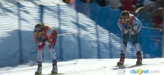 Тереза Йохауг лидирует.