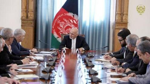  Ашраф Гани на встрече с узбекской делегацией в Кабуле. Фото с сайта Reporterly.net