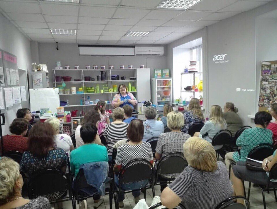 Мастер-класс у компании-партнере «Tupperware”