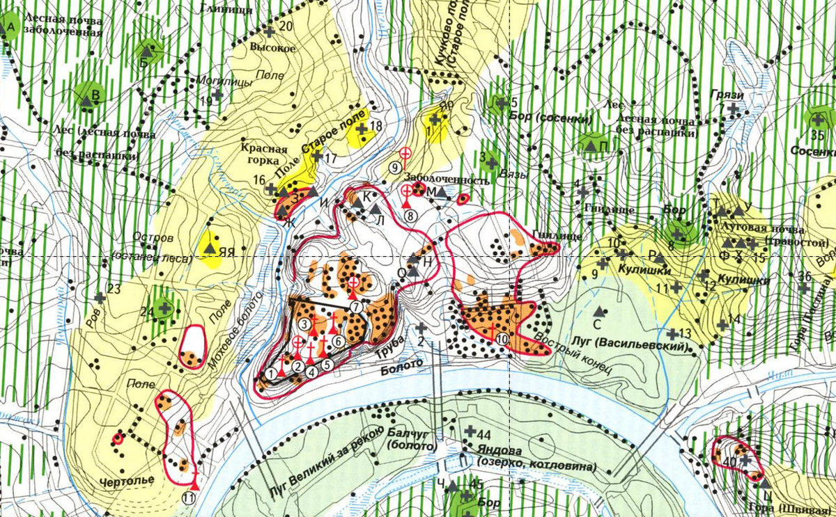 Археологическая карта москвы