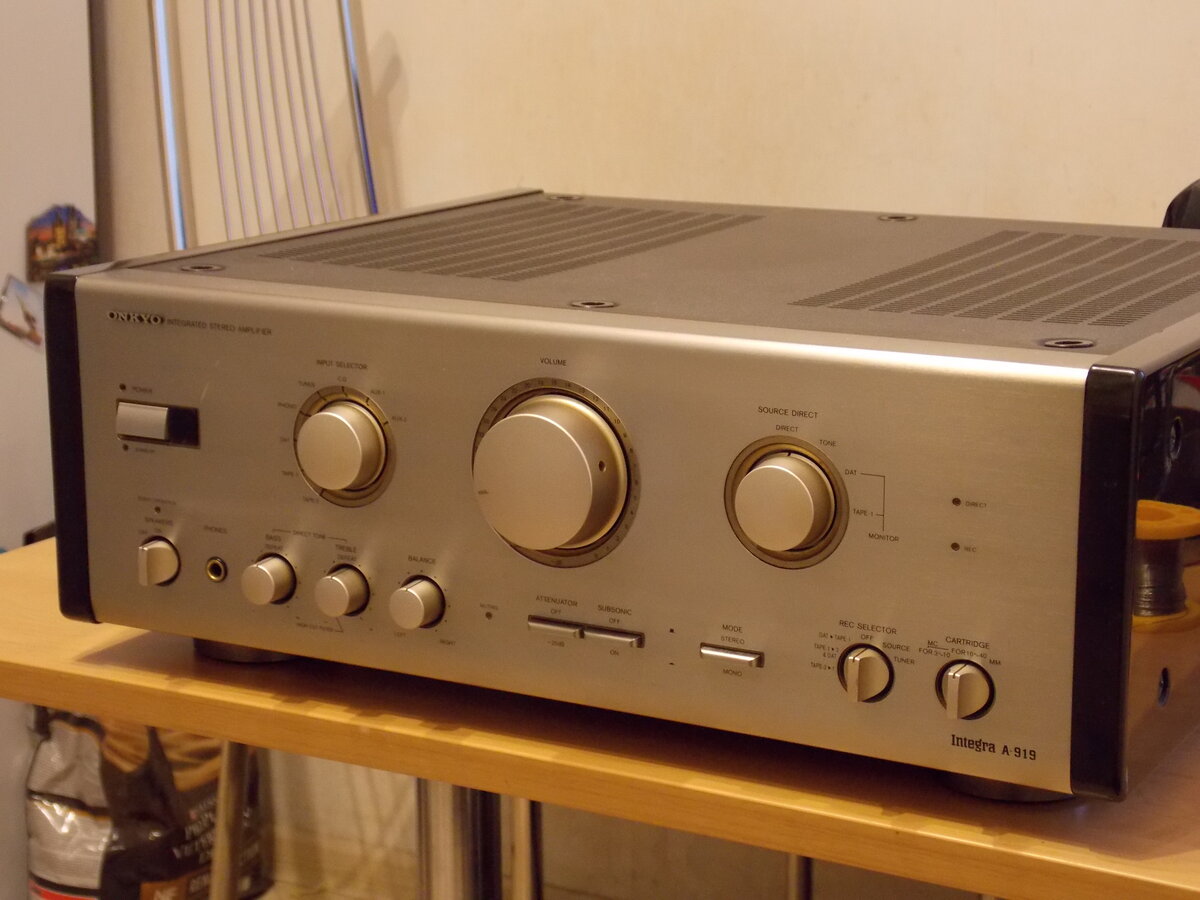 Полный усилитель из 90-х: Onkyo Integra А-919 | Prophetmaster Audio | Дзен