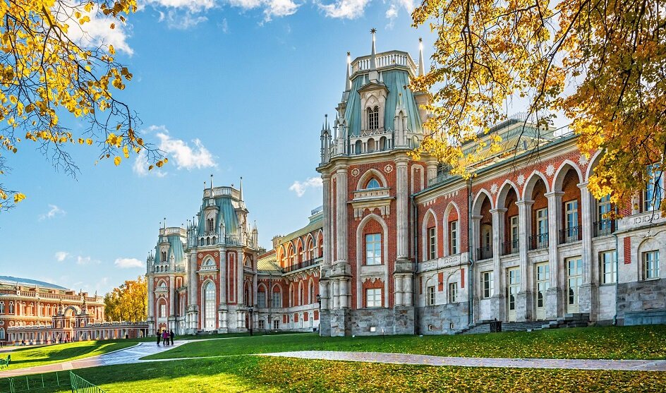 Дворец в царицыно в москве фото