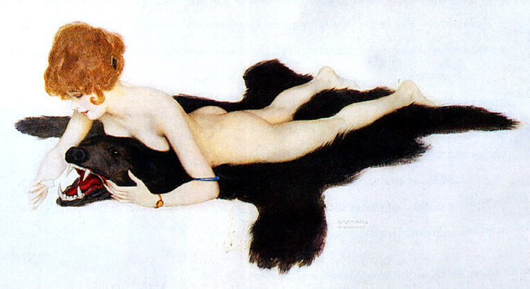 Нина Кирхнер -жена художника.