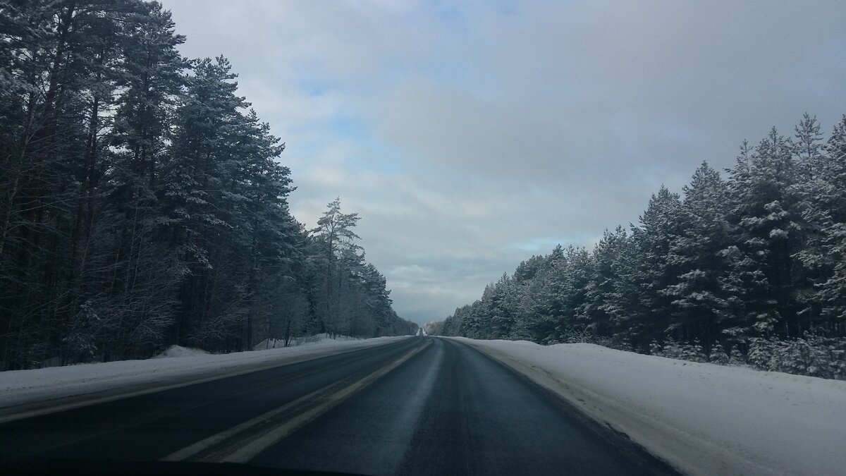 Трасса М9. Фото автора.