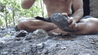 Технология создания топора. Высечка форм