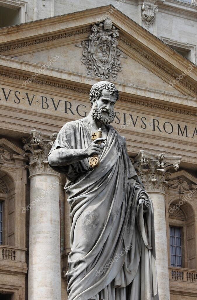 Апостол петра молния. Статуя апостола Петра в Ватикане.