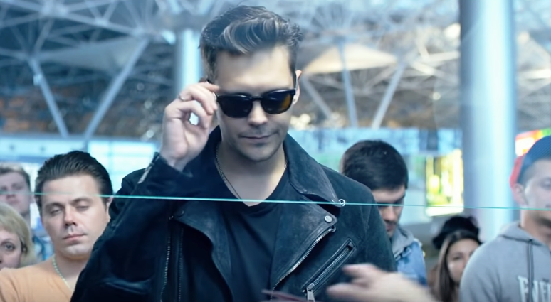 Милош Бикович в фильме "Без границ". 