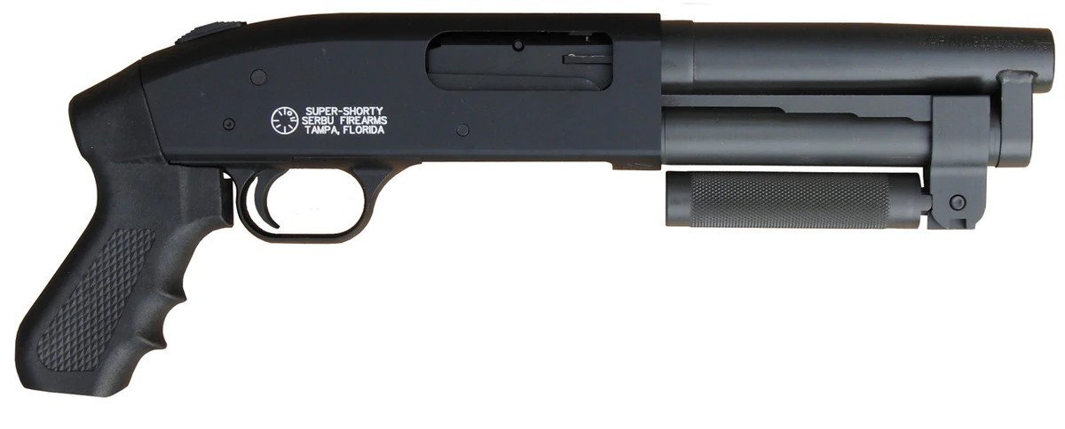 Обрез Serbu Super-Shorty с магазином на 2+1 патрона на основе Mossberg 500