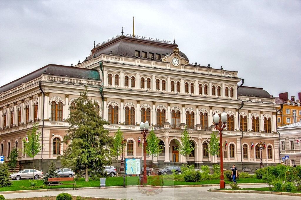 Казань. Здание, в котором в годы войны находился Дом Красной Армии. Здесь с 1941 по 1944 годы размещалась основная часть коллекции ЦМКА.