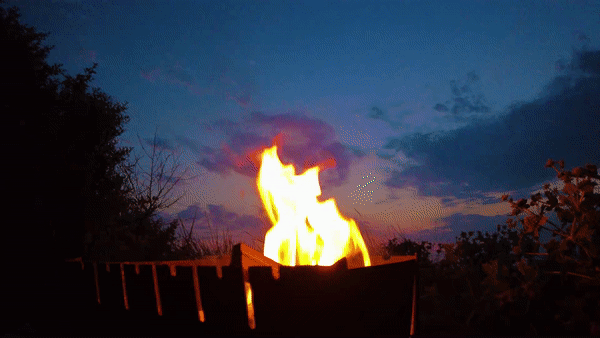 Вечер у костра