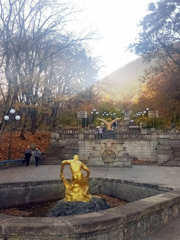 Каскадная лестница в Железноводске