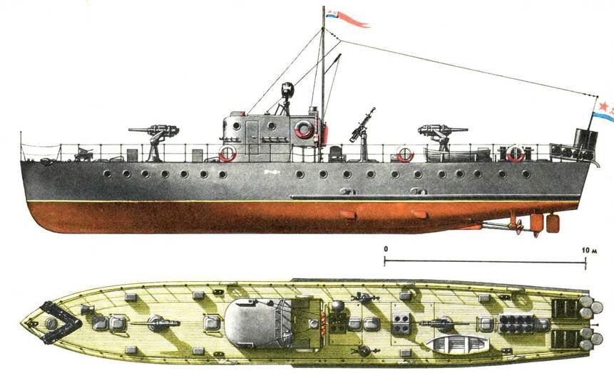 Мо 4 морской охотник чертежи