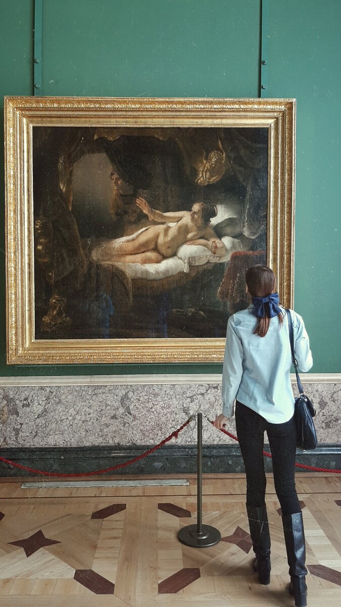 Рембрандт Харменс ван Рейн "Даная" (1636—1647), Государственный Эрмитаж, Санкт-Петербург (фото автора)