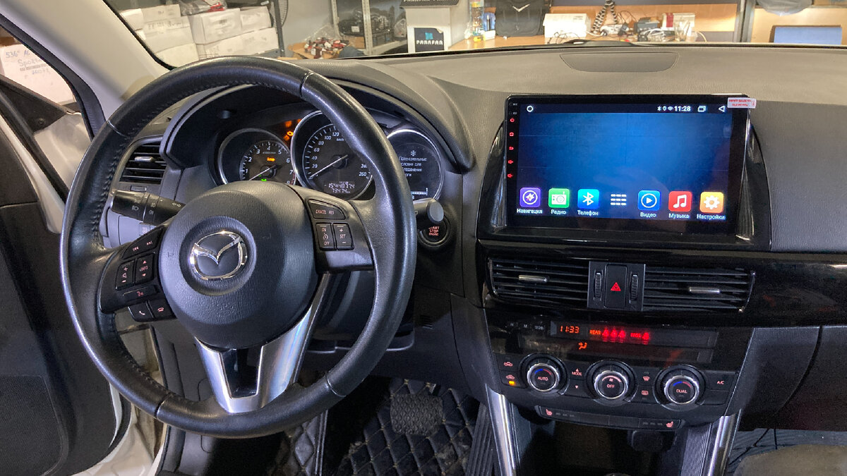 Mazda CX-5 + штатная магнитола Android
