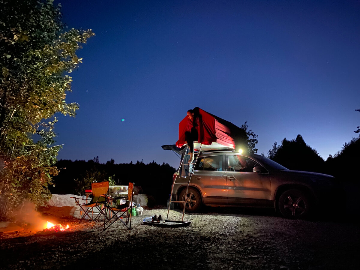 Ночь в Карелии