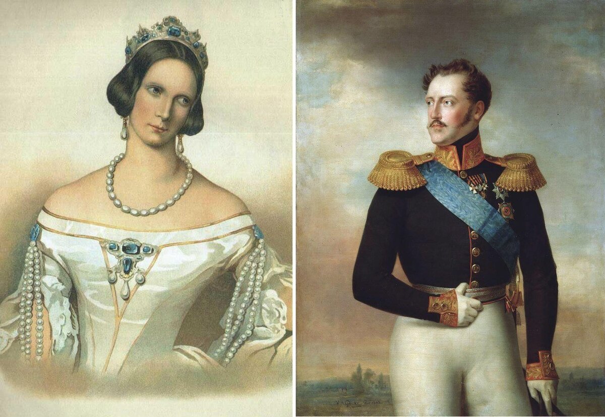 Николай 1 и Шарлотта Прусская