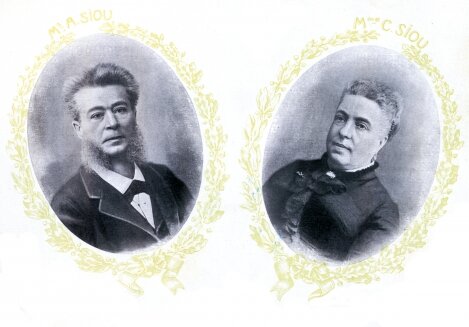 
А. Сиу и его жена. Конец 1870-х
