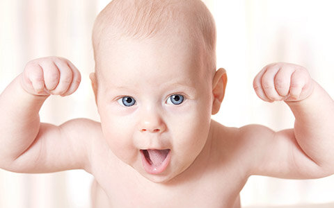 здоровый малыш