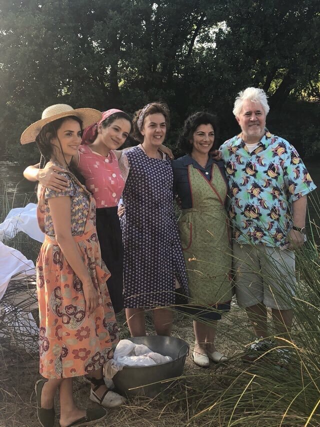 Педро Альмадовар на съёмках своего нового фильма