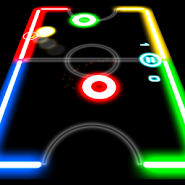 №1 Glow Hockey                                                                                                                                                                                    - если любите играть в настольный аэрохоккей, то эта игра на андроид для вас. Игра выполнена в стильном неоновом свечении, а мастерство компьютерных игроков добавить азарта в это замечательное развлечение. Реалистичная физика, различные уровни сложности, умный противник и различные клюшки и шайбы затянут в игру на долго.
