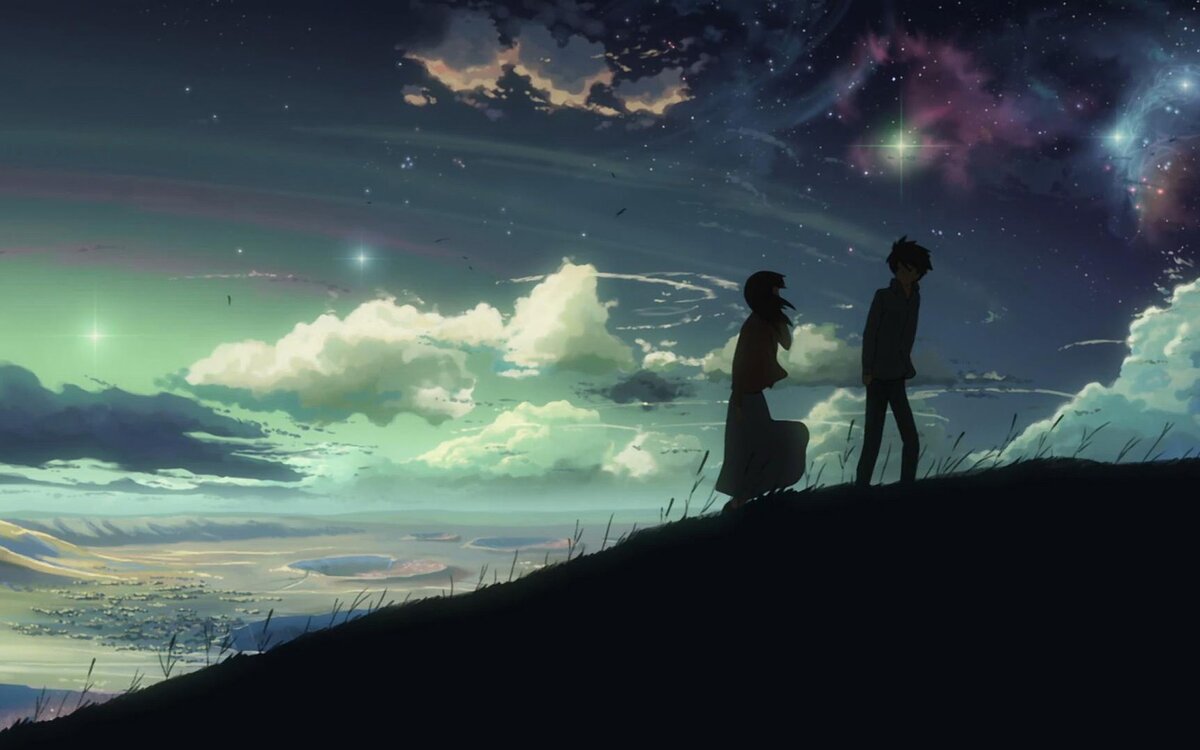 Кадр из фильма «За облаками»,  2004 год.