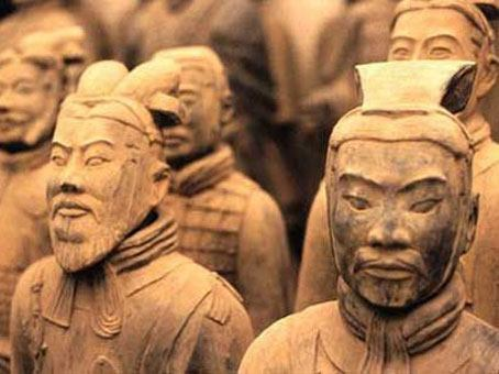 Шейные платки  у солдат  терракотовой армии