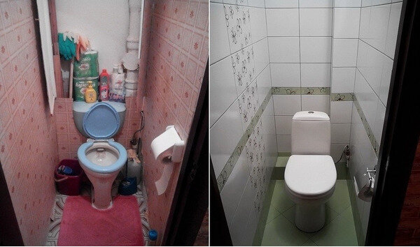 Ремонт туалета дешево и красиво: 80 фото с бюджетными идеями | азинский.рф