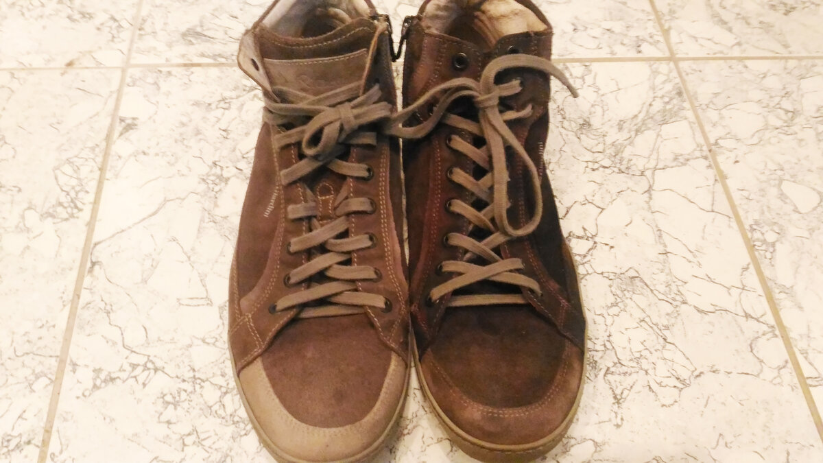 Обувь после спец обработки.