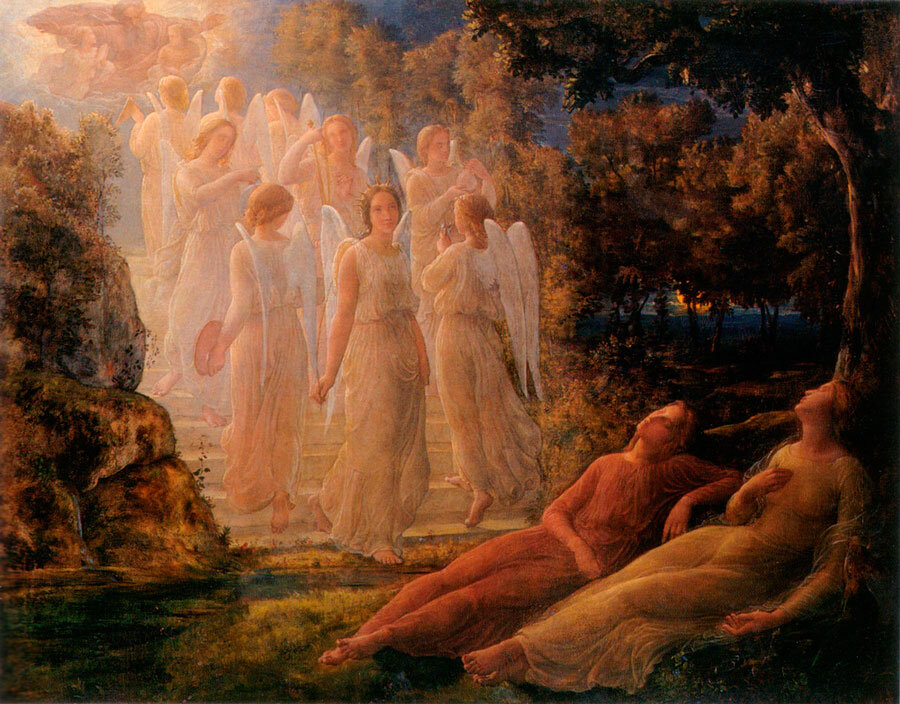 Красота в искусстве. Луи Жанмо (Louis Janmot, 1814 - 1892). Анн-Франсуа-Луи Жанмо. Луи Жанмо картины. Художник Anne Francois Louis Janmot.