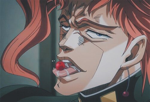 Кадр из аниме "Невероятные приключения ДжоДжо".