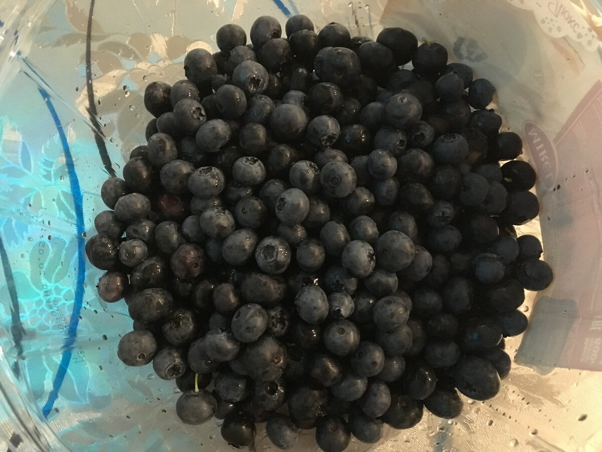 Здесь примерно литр ягод